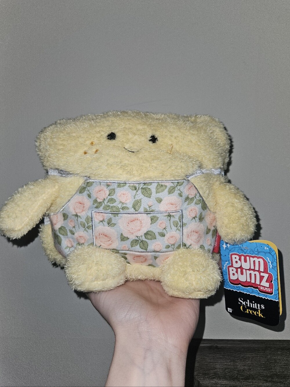 NWT Bum Bumz Schitt's Creek Plush 'Fold In The Cheese' 8" Cheese Bumbumz